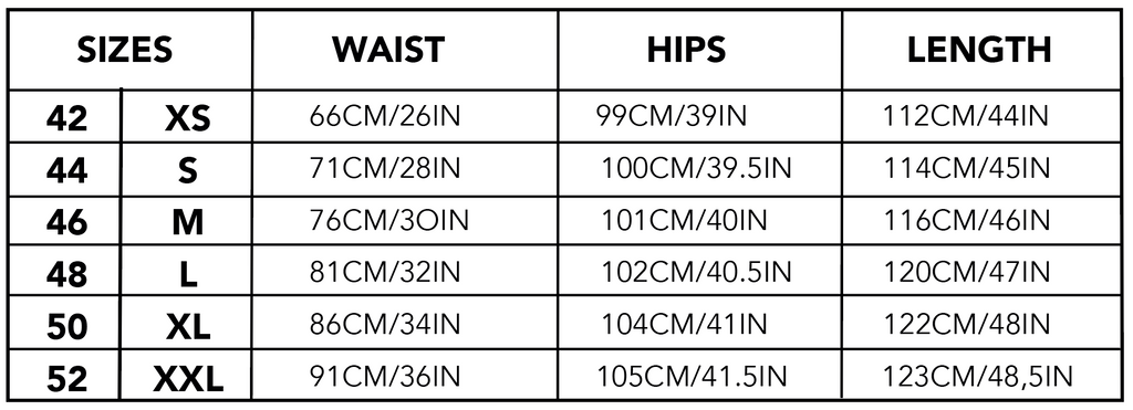 Size guide
