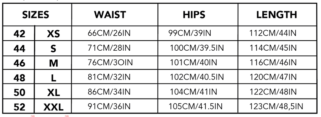 Size guide