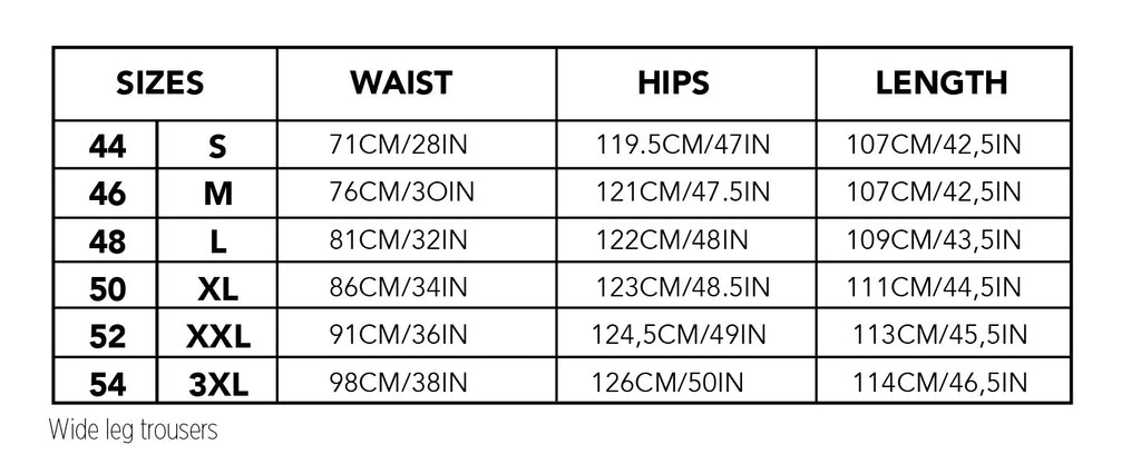 Size guide