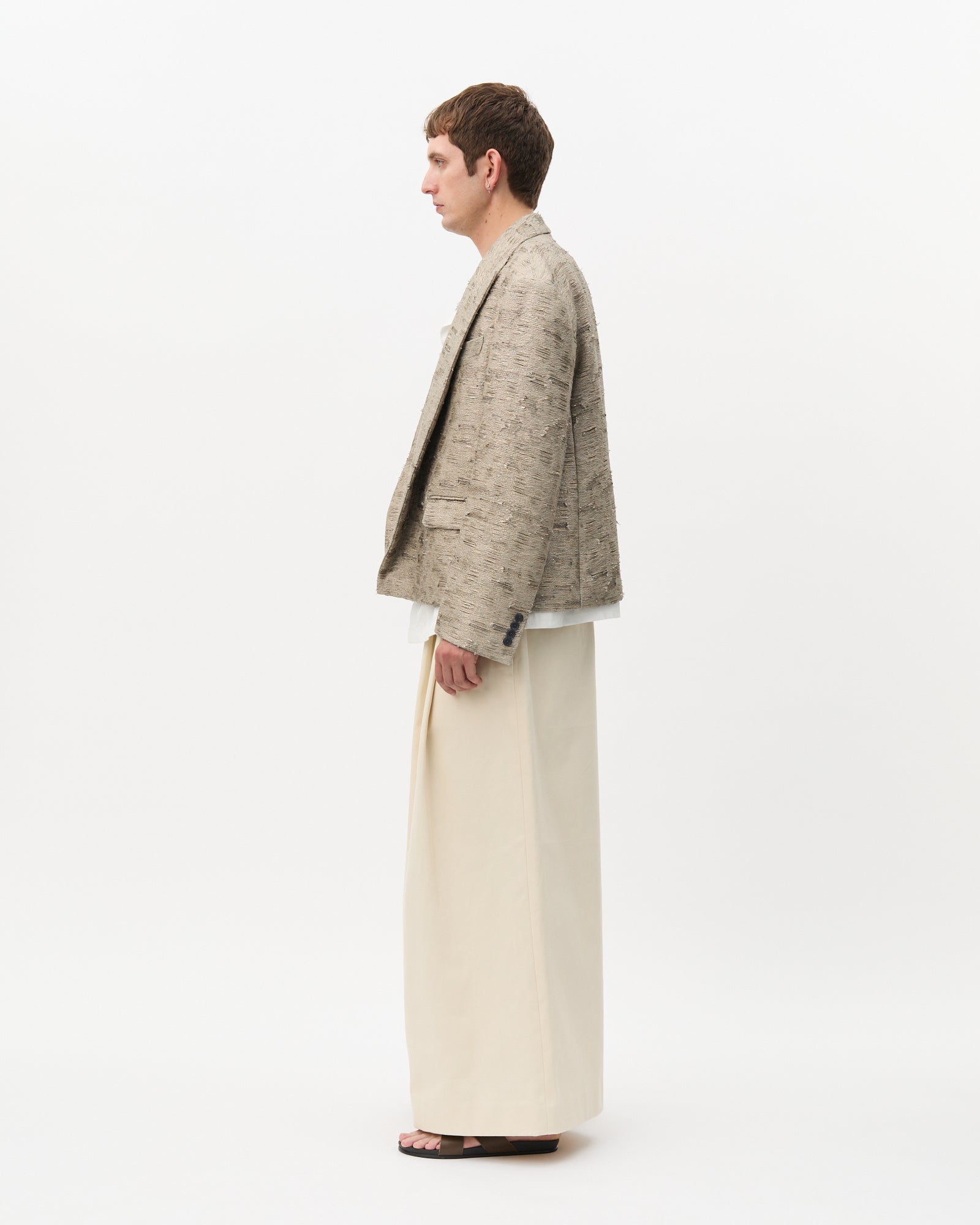 Antico Jacquard Cropped Blazer