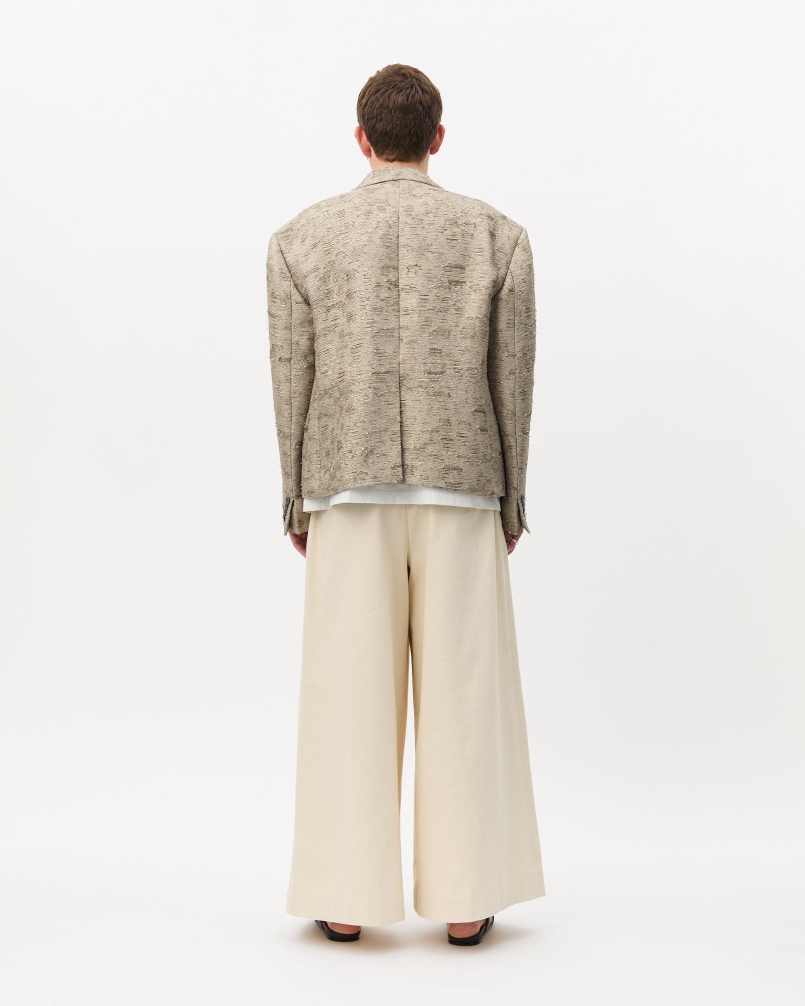 Antico Jacquard Cropped Blazer