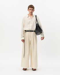Ivory Wide Leg Slacks