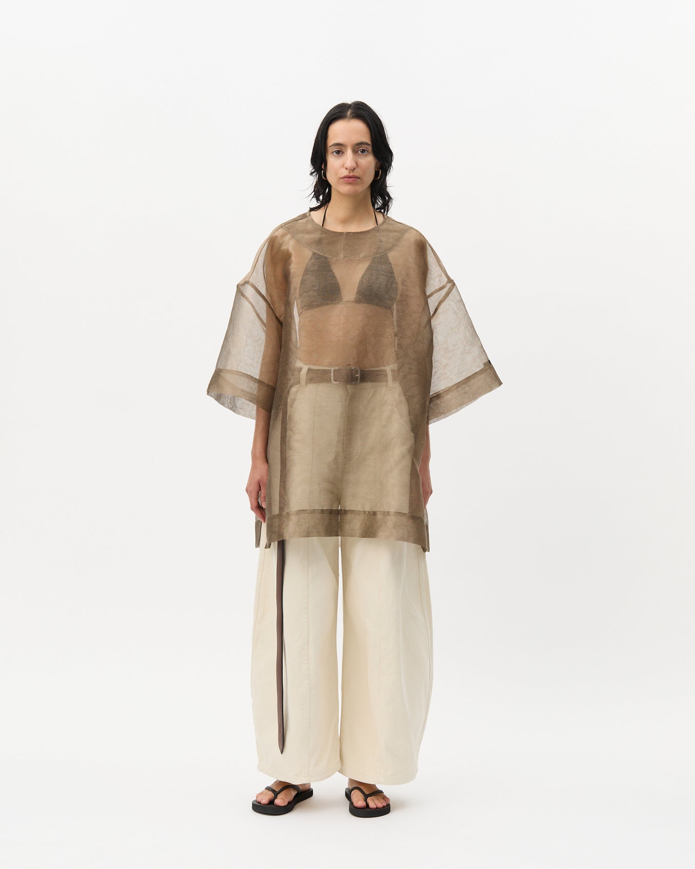 Espresso Damask Oversized Tee