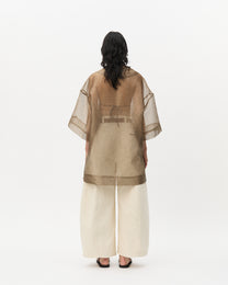 Espresso Damask Oversized Tee