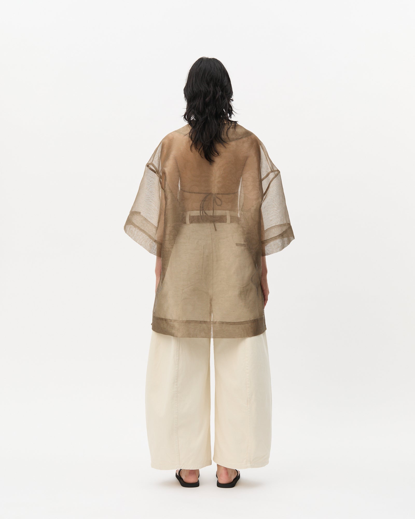 Espresso Damask Oversized Tee