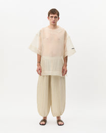 Champagne Damask Oversized Tee