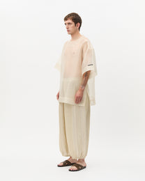 Champagne Damask Oversized Tee