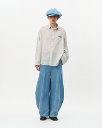 Check Lawn Triple Placket Shirt