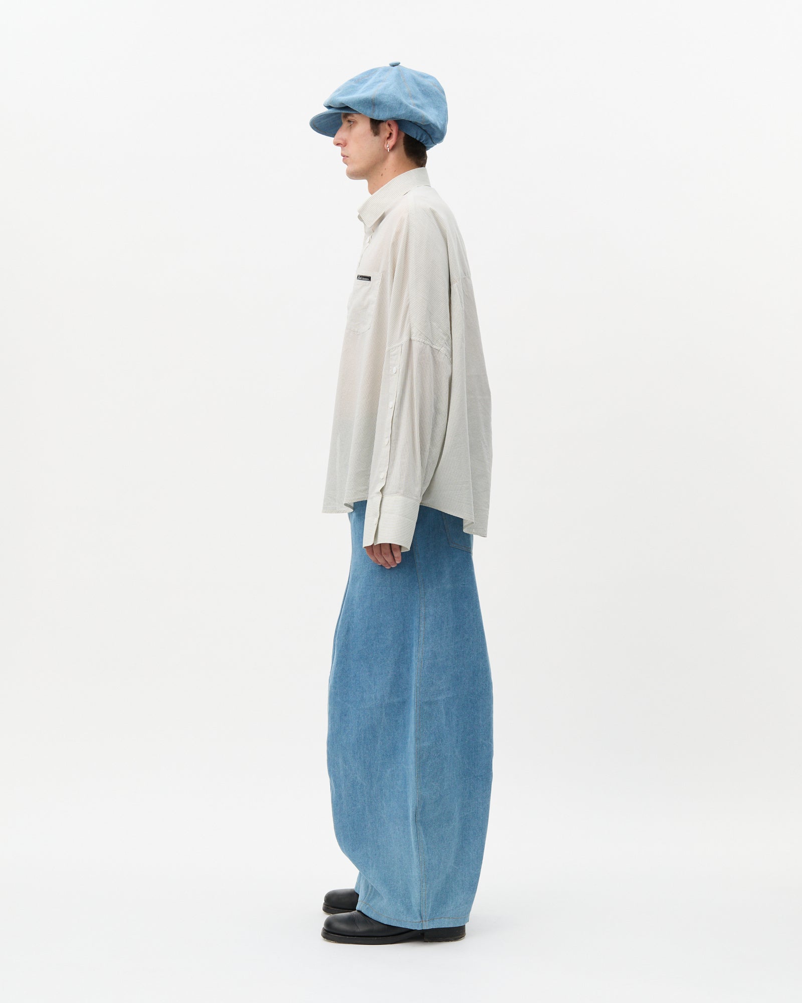 Oasis Denim Newsboy Cap