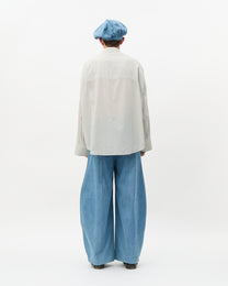 Check Lawn Triple Placket Shirt