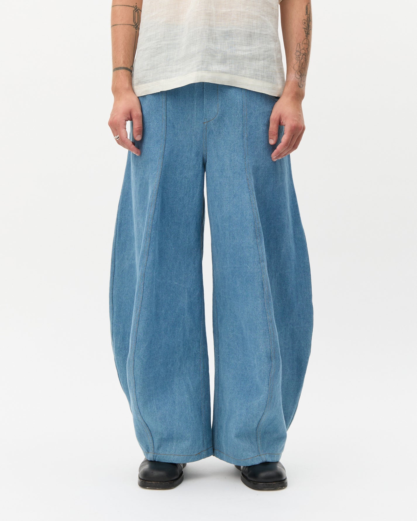 Oasis Denim Rugby Pants
