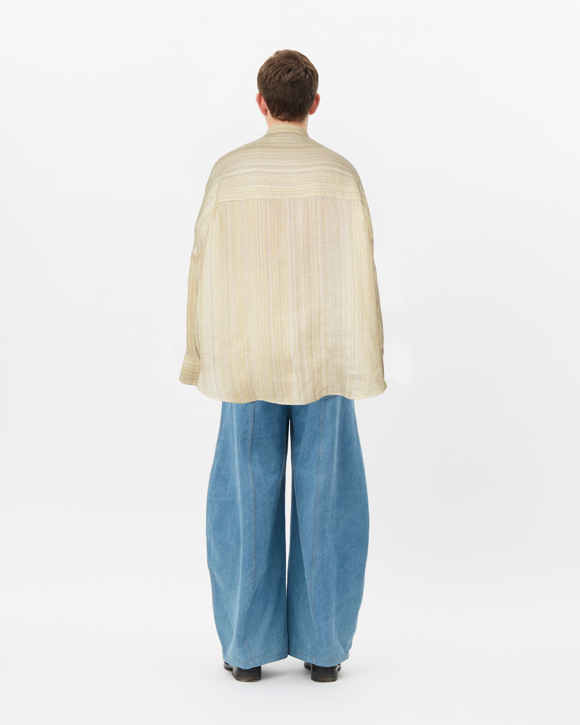 Seaside Fil-Coupé Three Placket Shirt