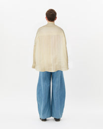 Seaside Fil-Coupé Three Placket Shirt