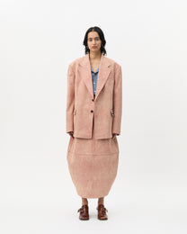 Coral Single Breasted Blazer