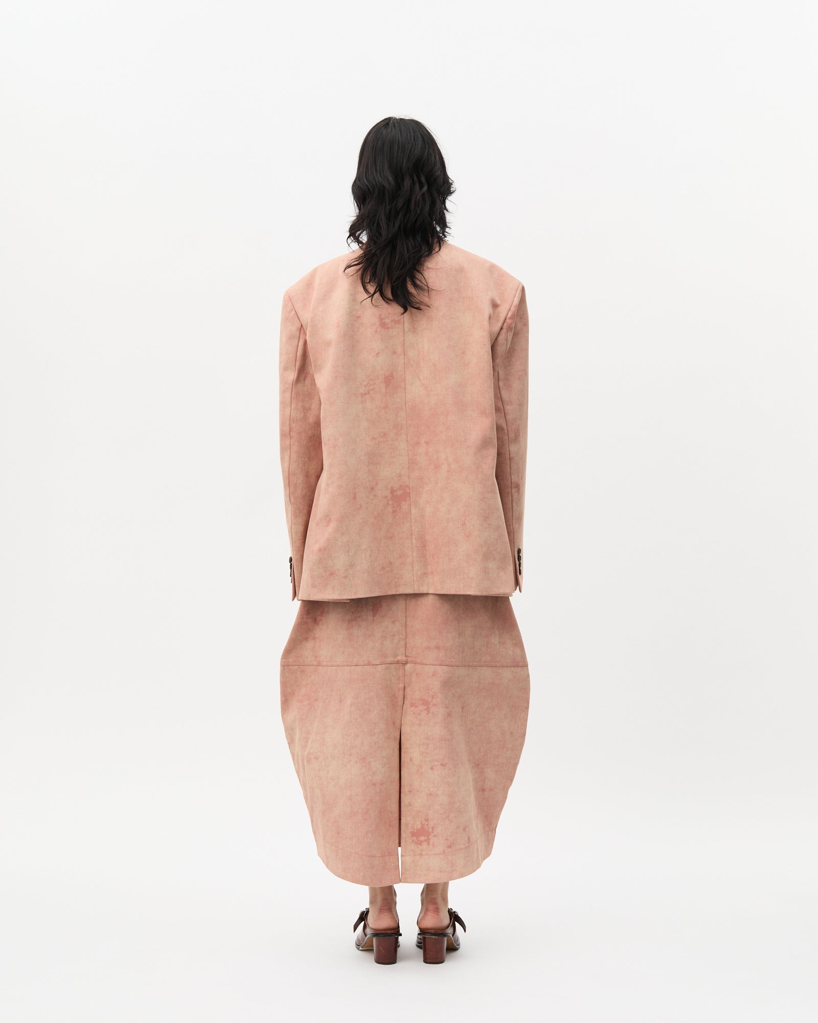 Coral Single Breasted Blazer