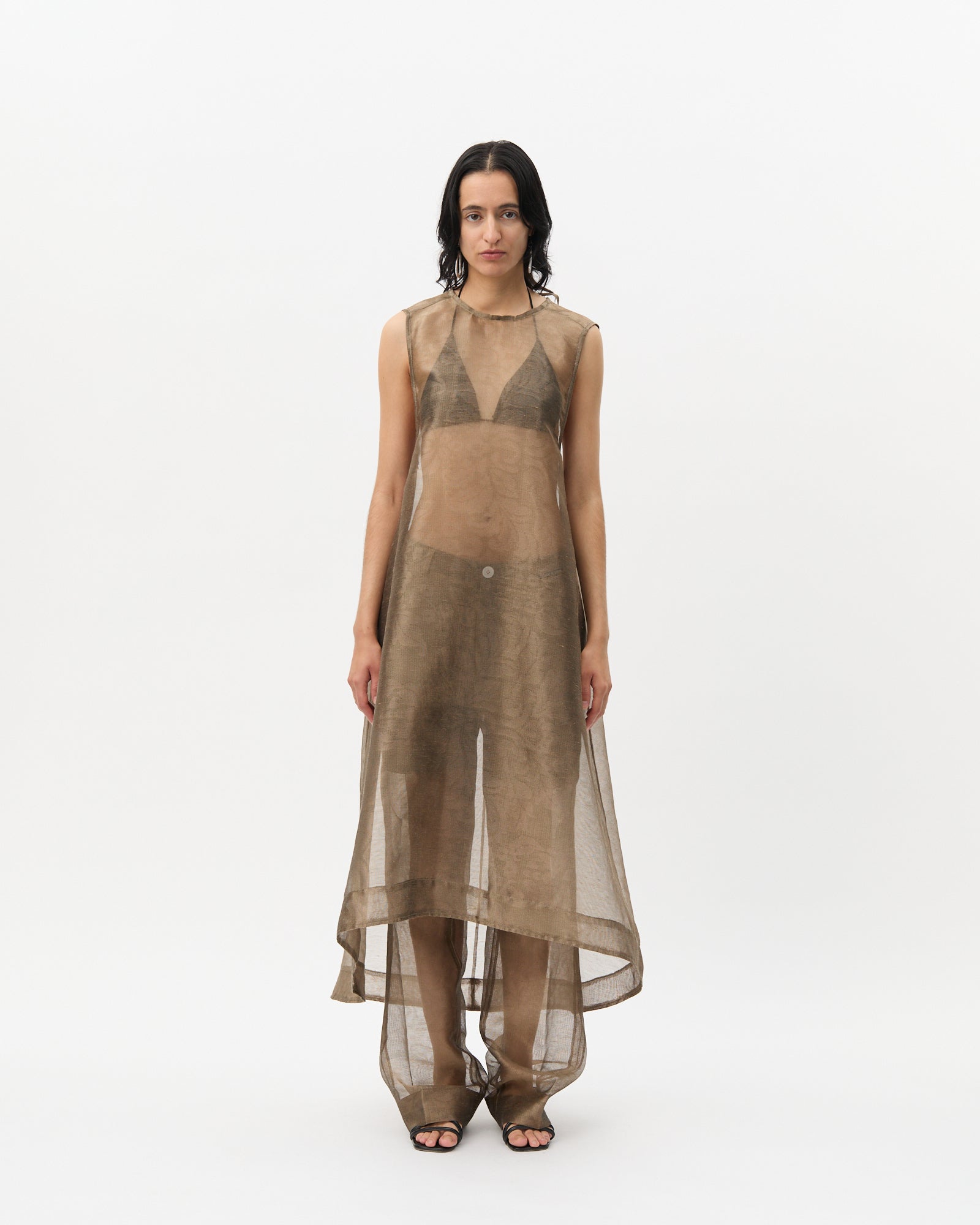 Espresso Damask Dress