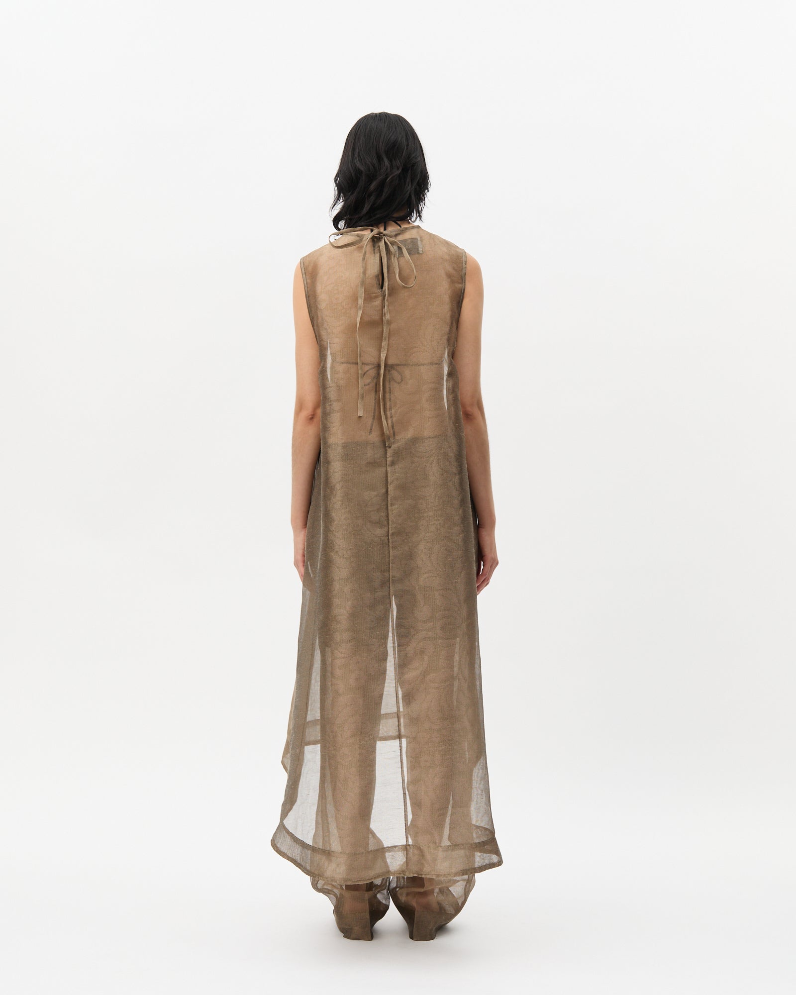 Espresso Damask Dress