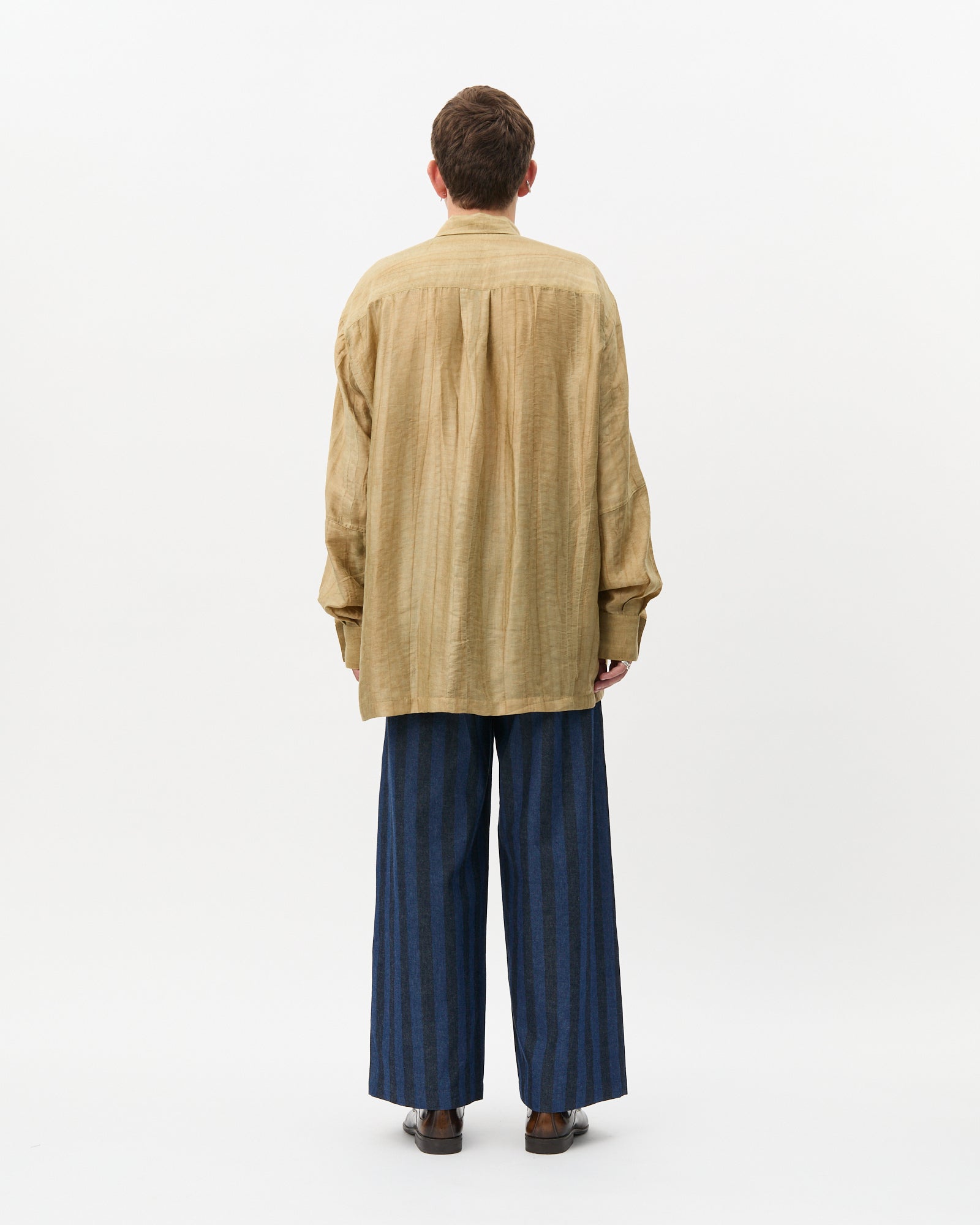 Golden Hour Jacquard Assymetric Shirt