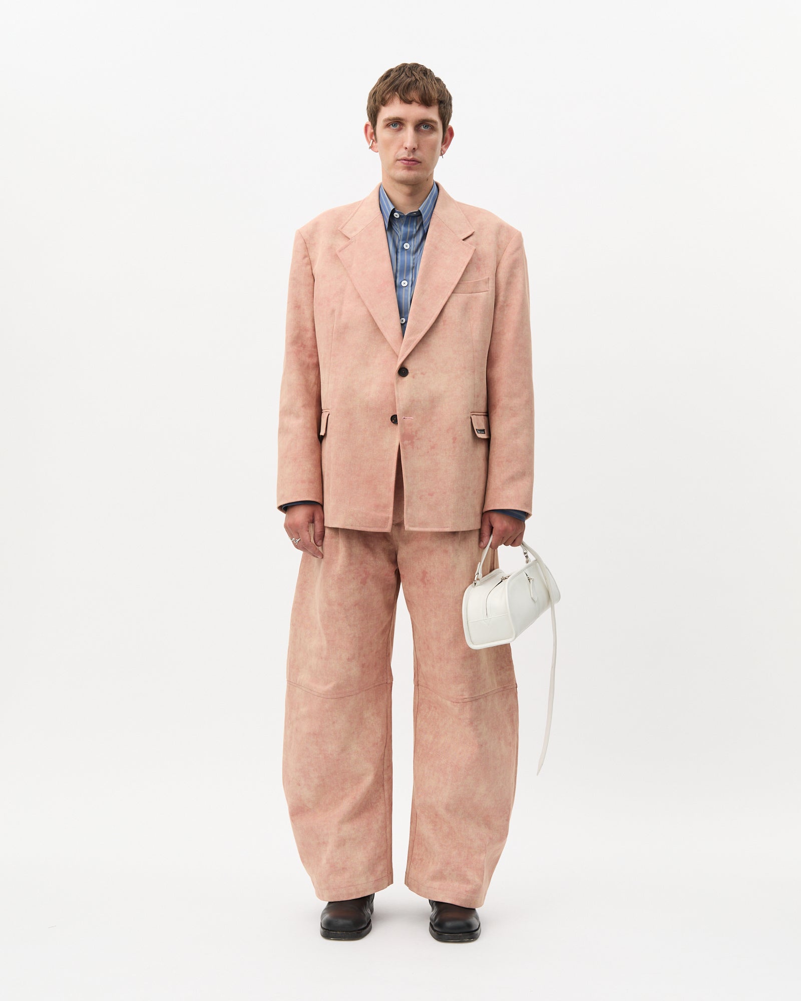 Coral Single Breasted Blazer