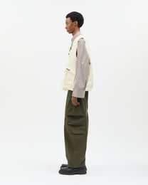 Ivory Jacquard Cocoon Vest