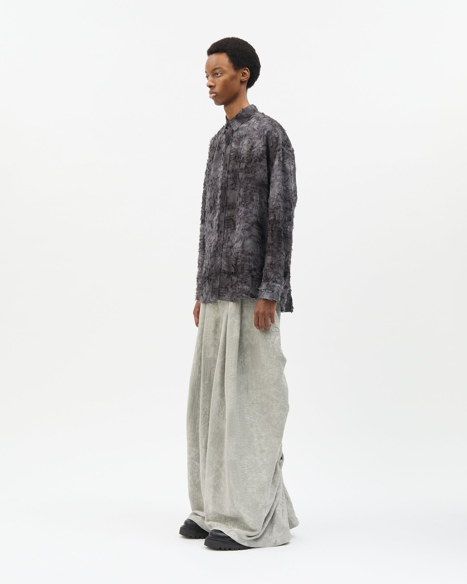Fringe Jacquard Shirt