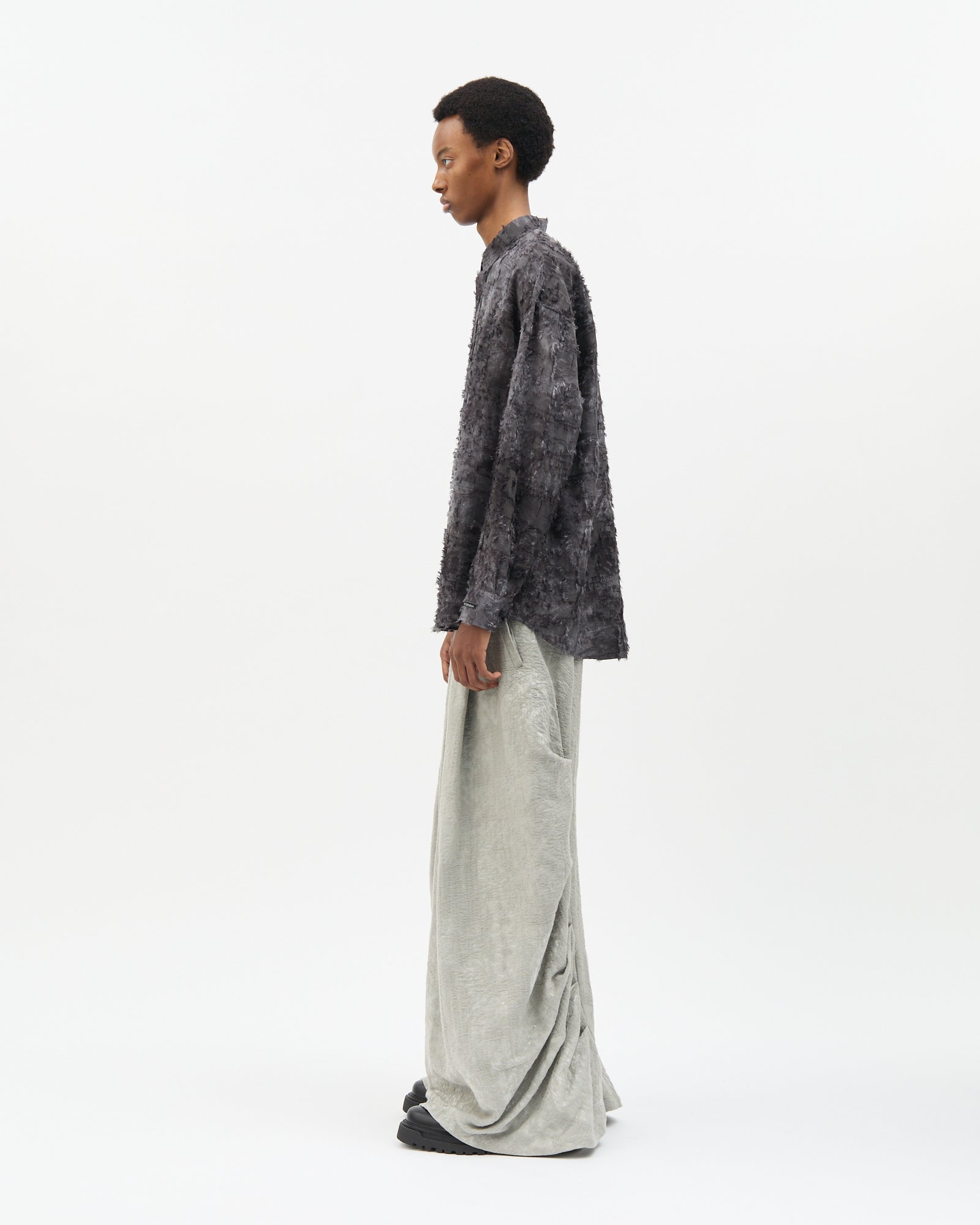 Fringe Jacquard Shirt