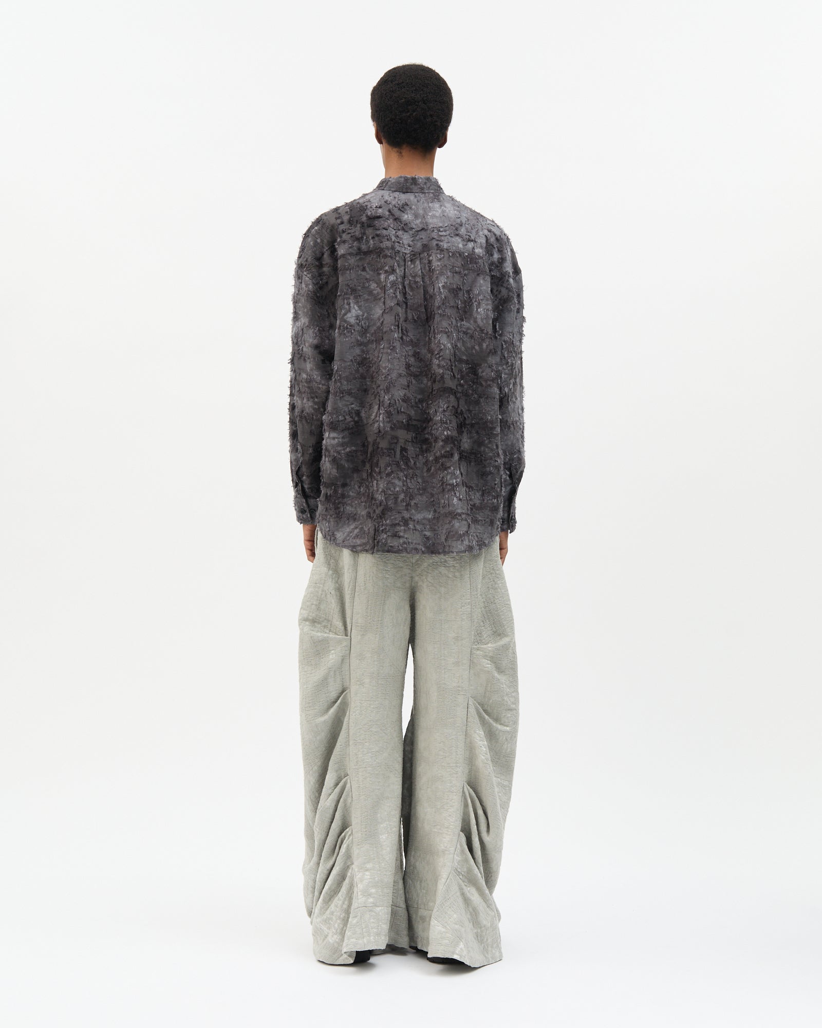Fringe Jacquard Shirt
