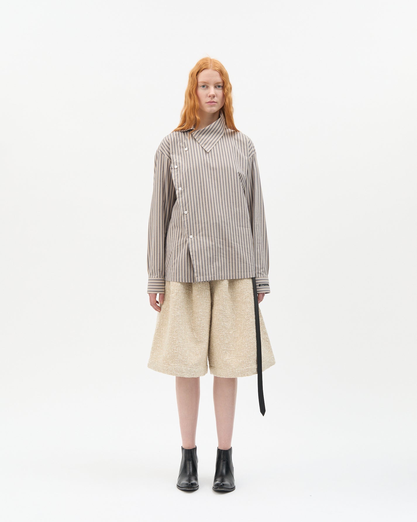 Dusty Stripe Highneck Shirt