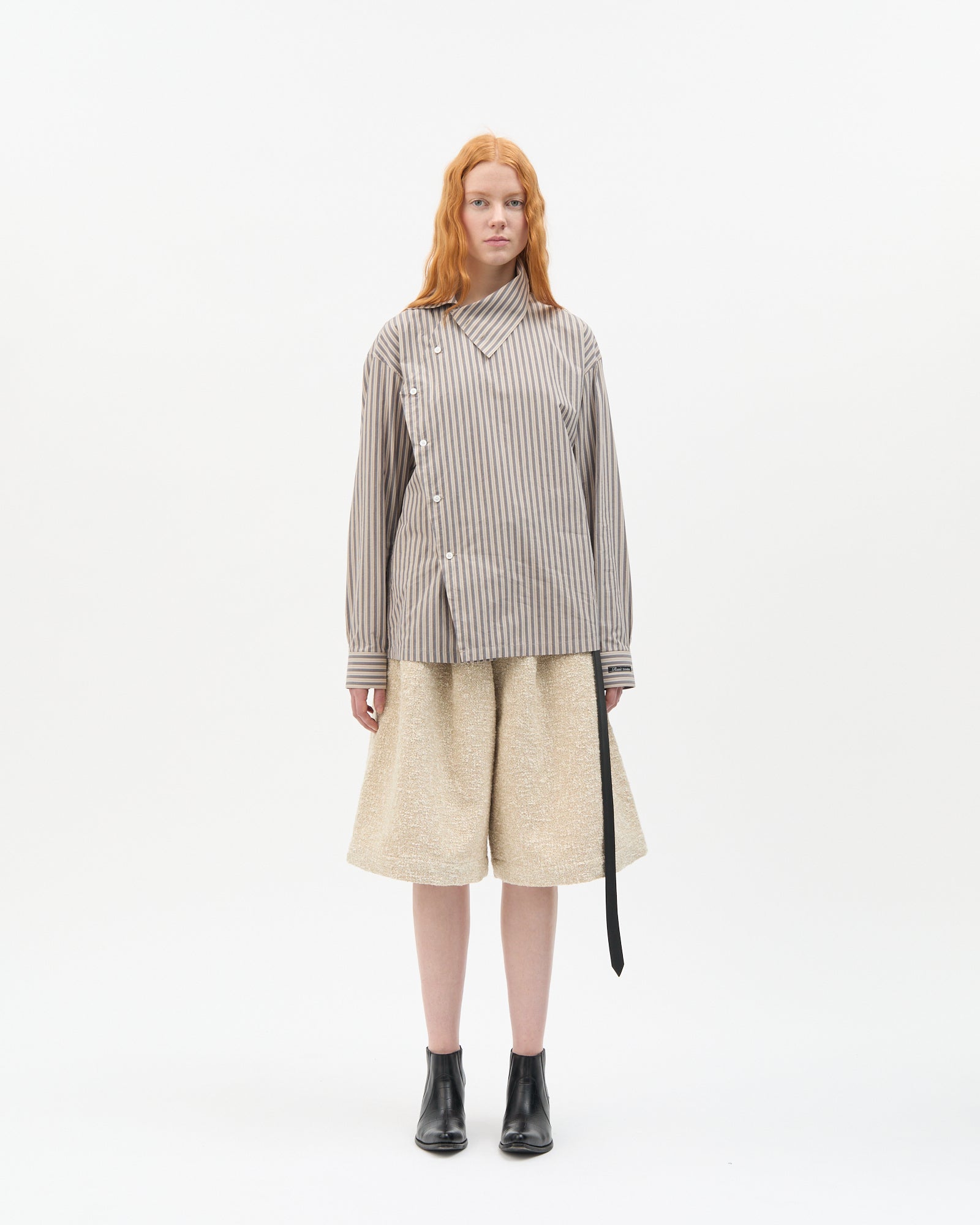 Dusty Stripe Highneck Shirt