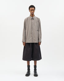 Muddy Stripe Hidden Buttons Shirt