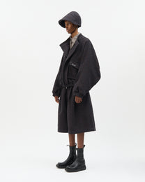 Brown Bouclé Bomber