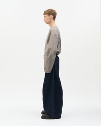 Washed Denim Rugby Pants
