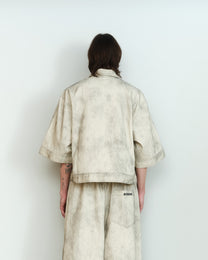 ASH PAINTED DENIM SHORT SLEEVE SHIRT