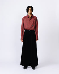 BLACK WIDE LEG SLACKS