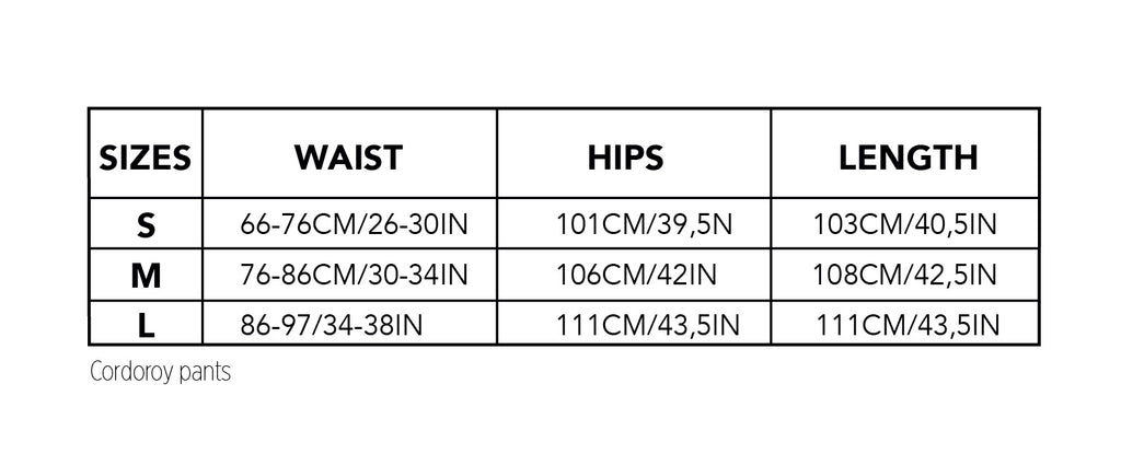 Size guide