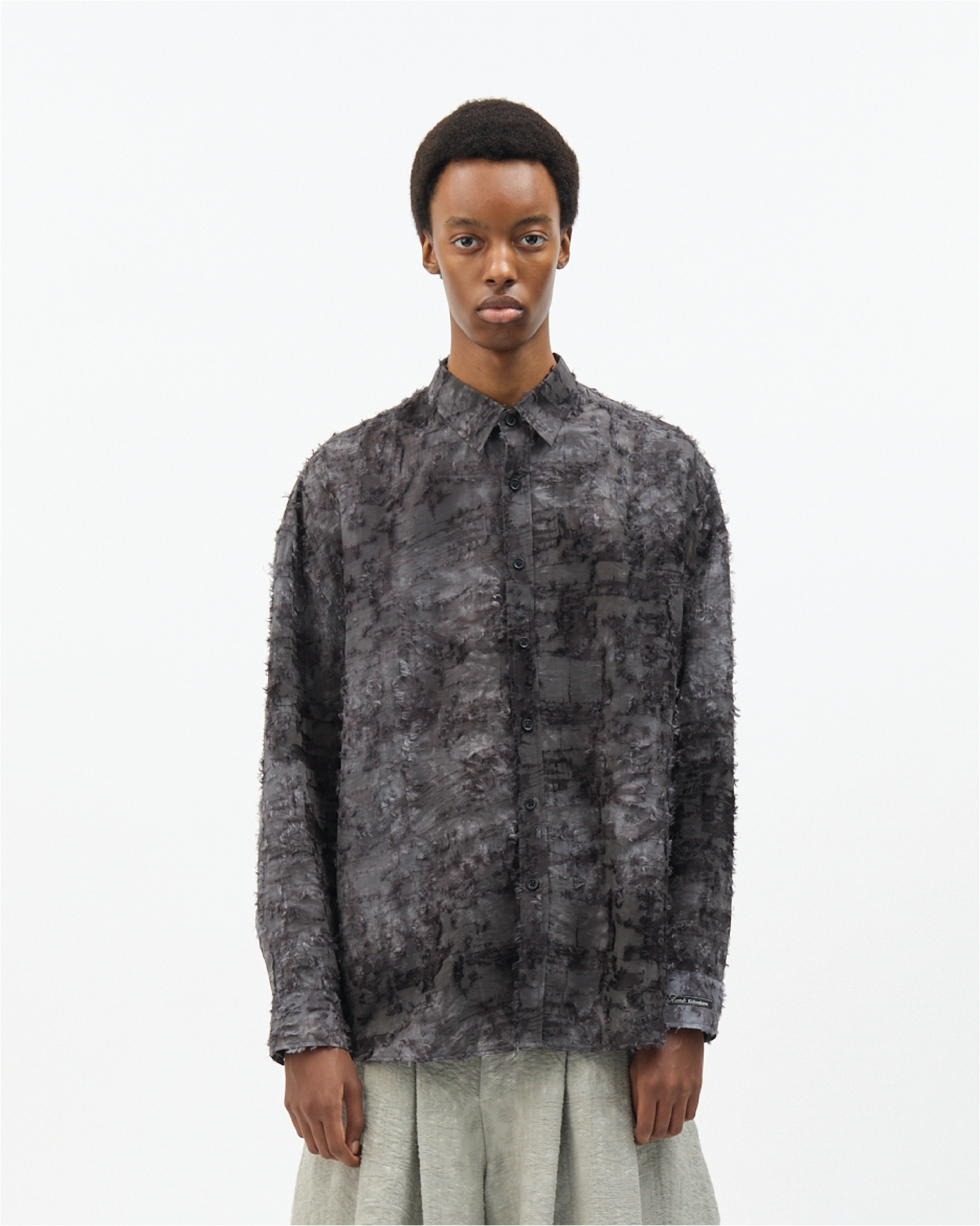 Fringe Jacquard Shirt