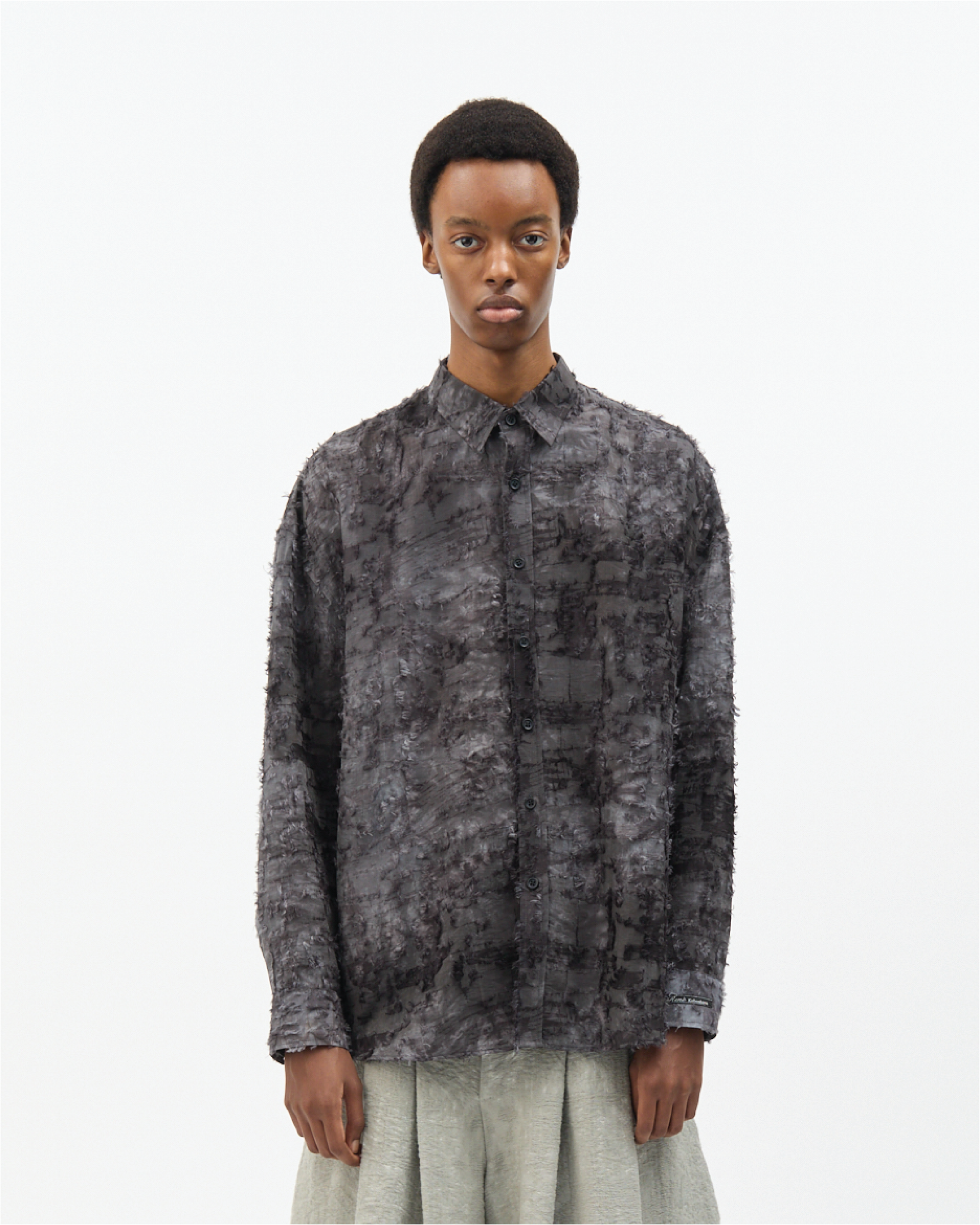 Fringe Jacquard Shirt