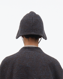 Dark Brown Bouclé Bonnet