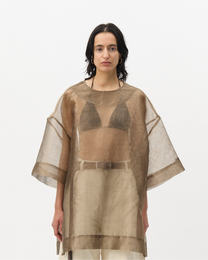 Espresso Damask Oversized Tee