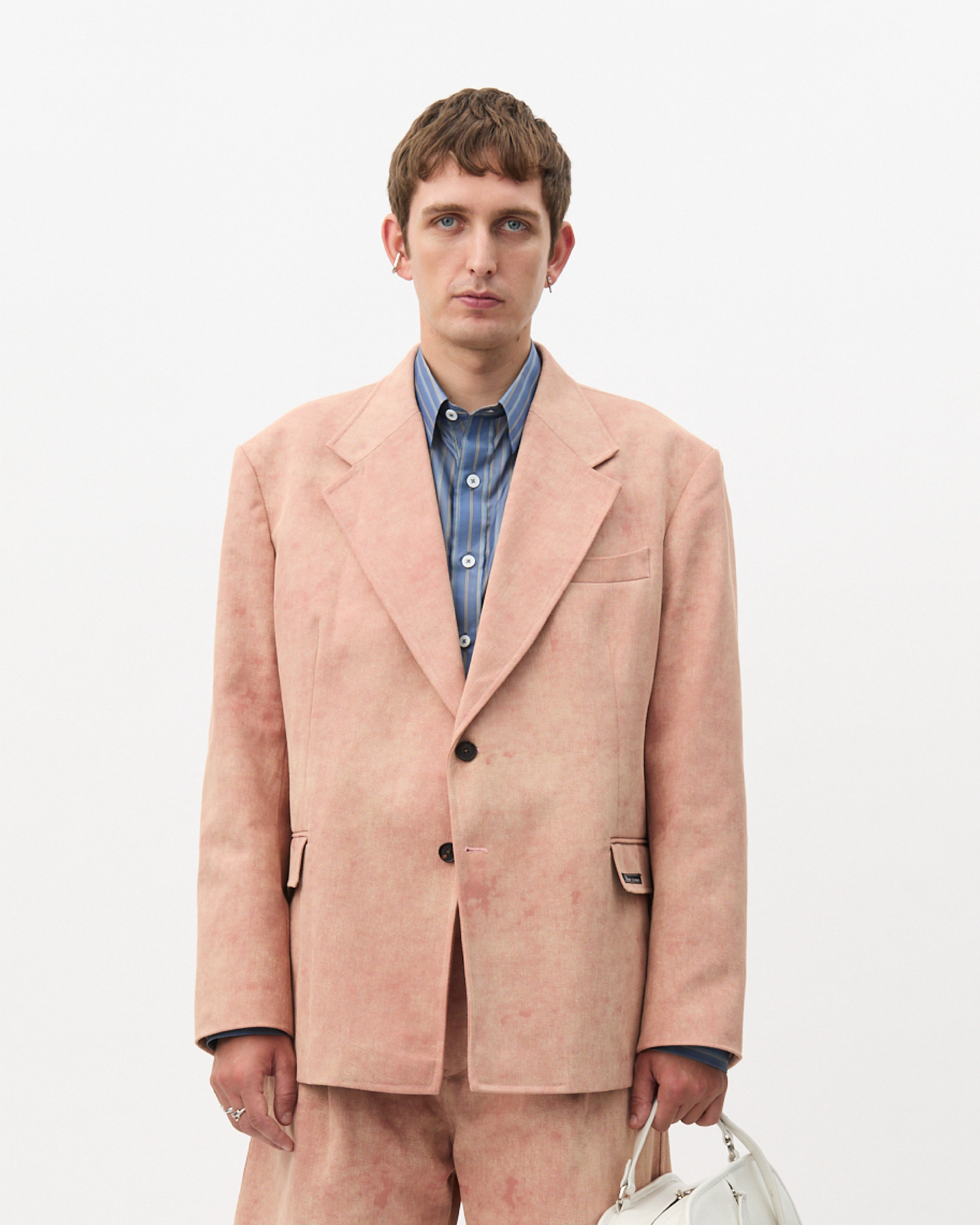 Coral Single Breasted Blazer