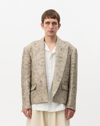 Antico Jacquard Cropped Blazer
