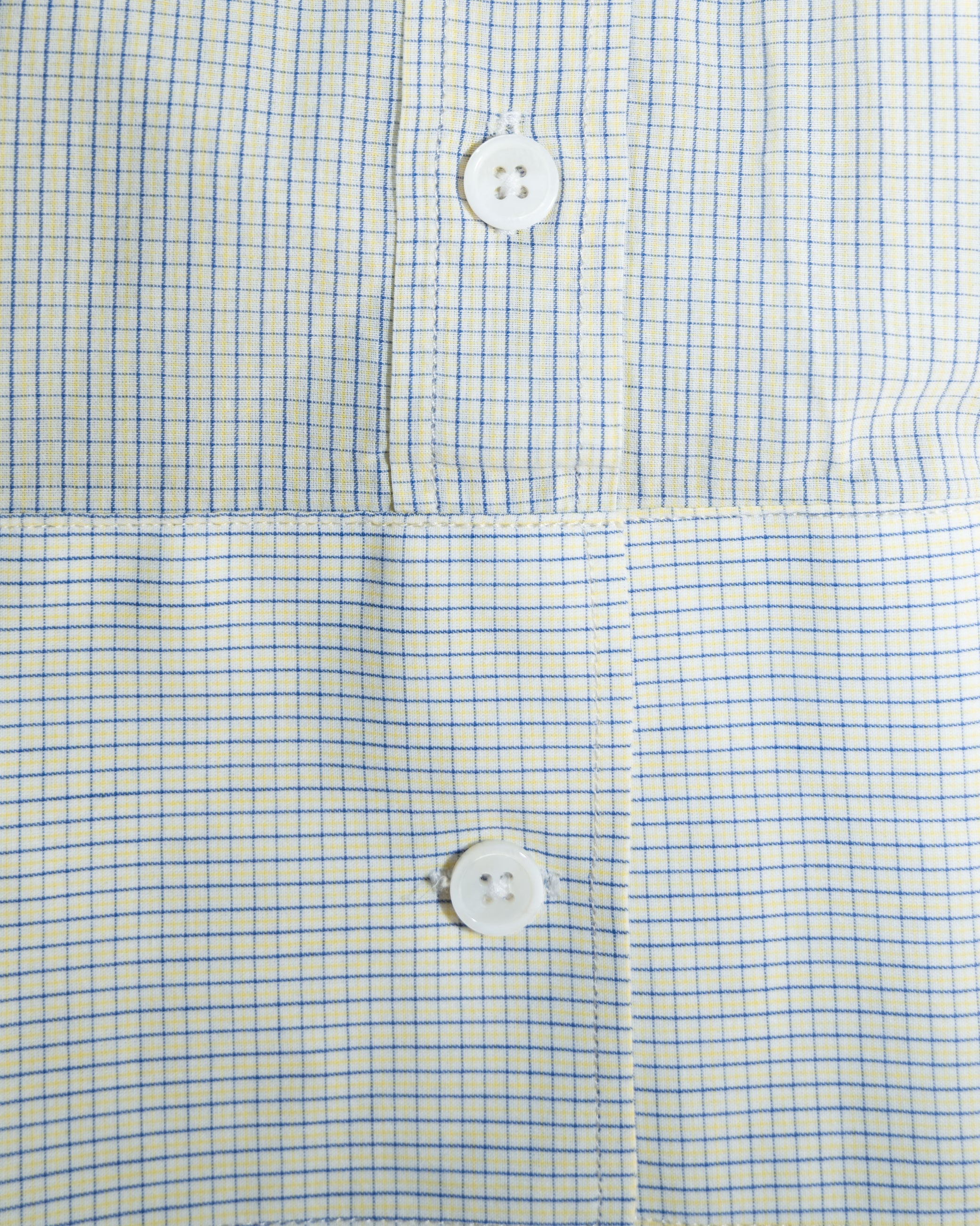 Check Lawn Triple Placket Shirt