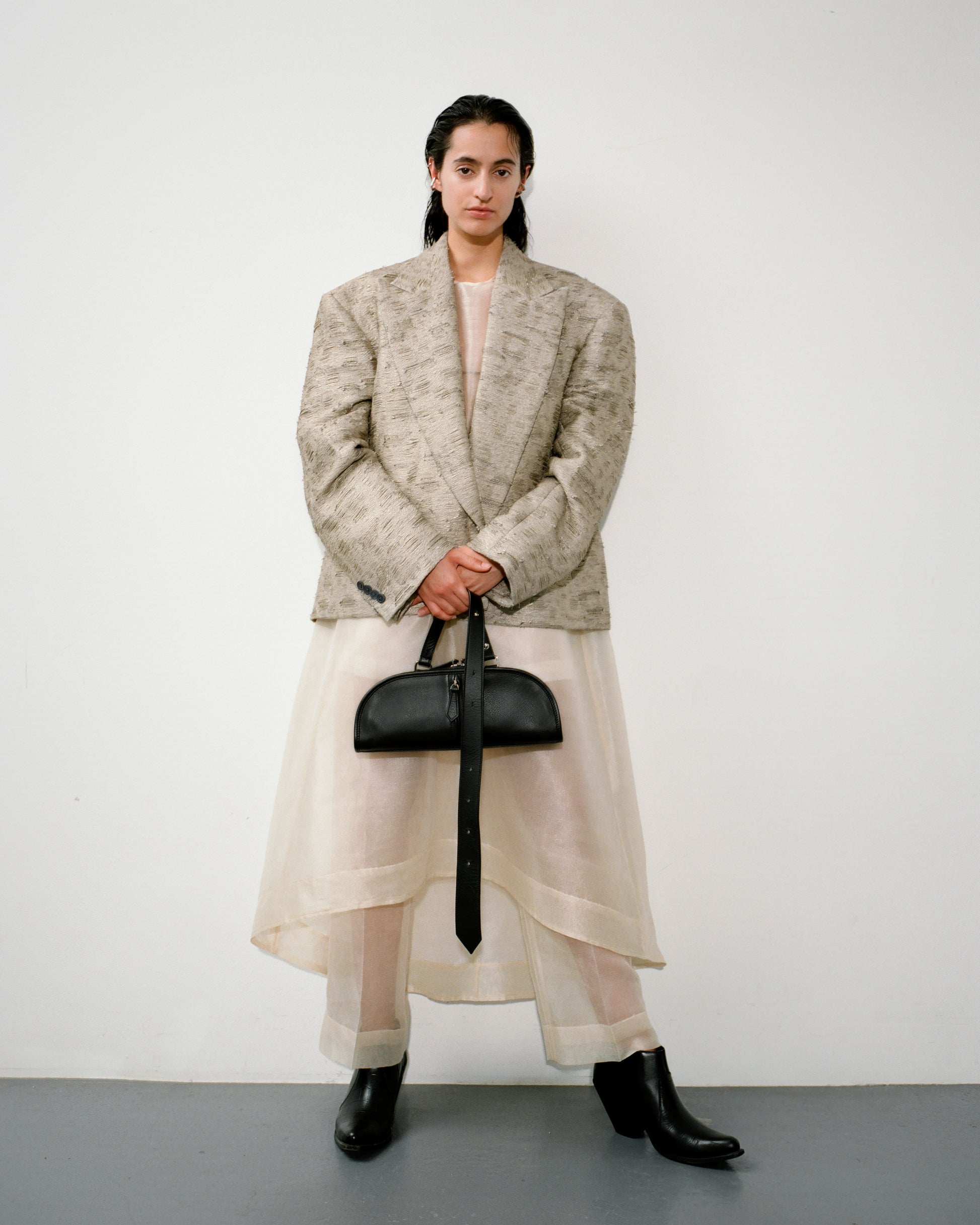 Antico Jacquard Cropped Blazer