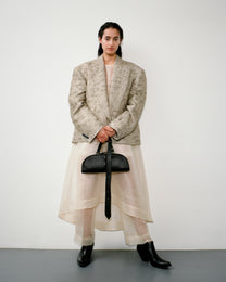 Antico Jacquard Cropped Blazer