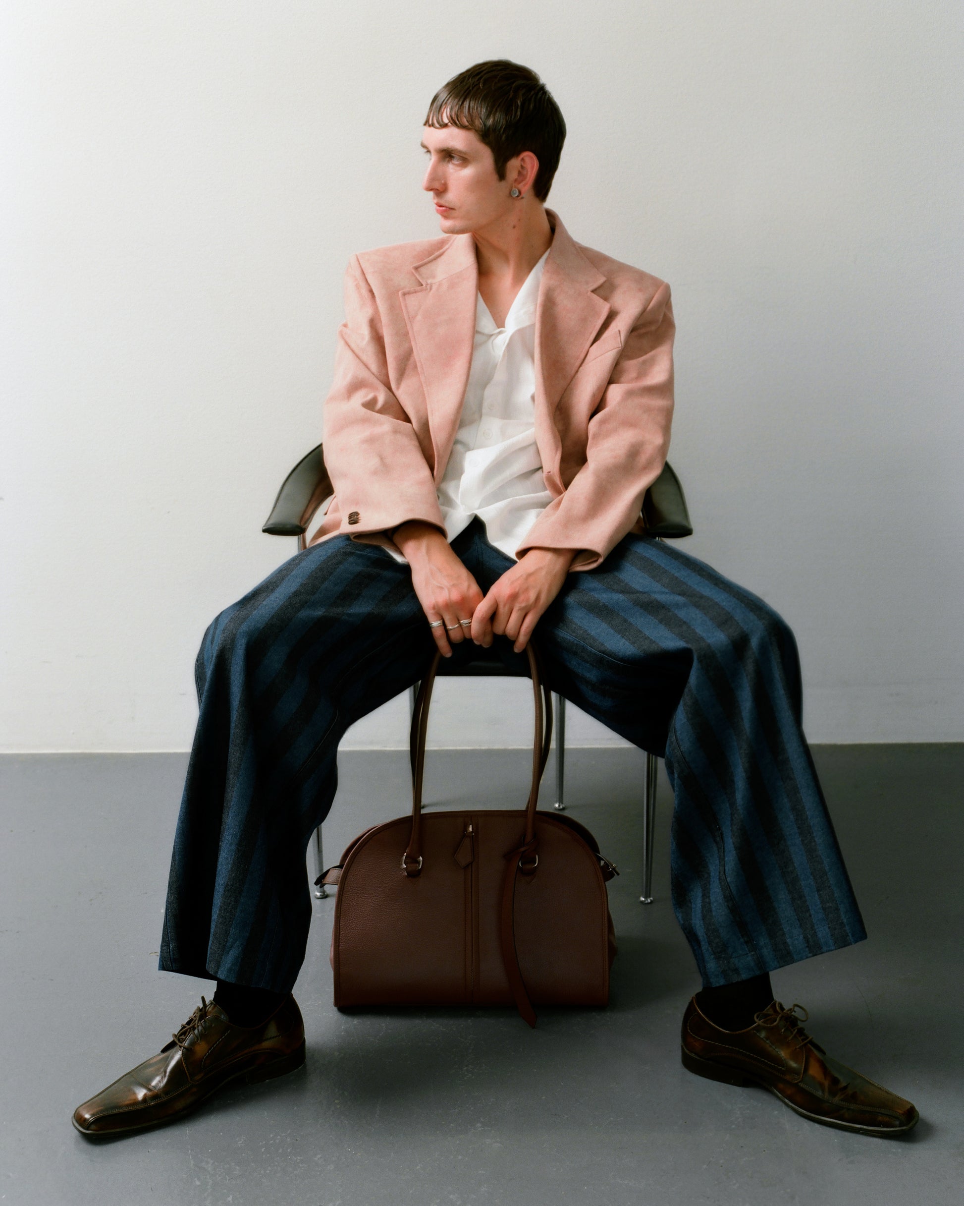 Brown Suit Bag