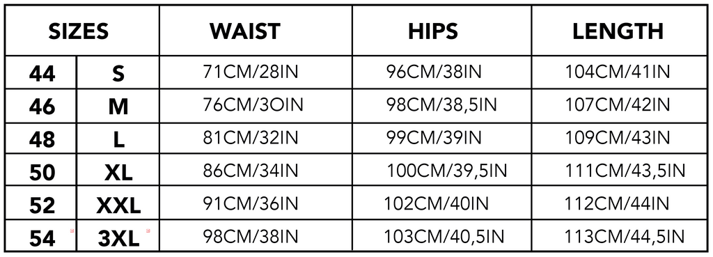 Size guide