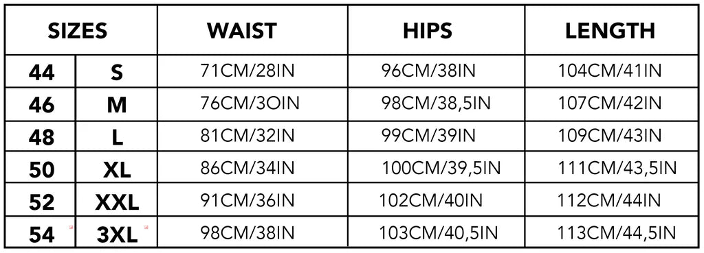 Size guide