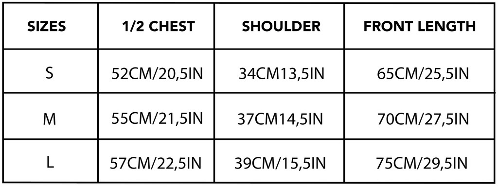 Size guide