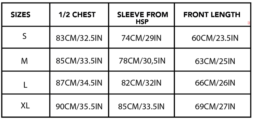 Size guide