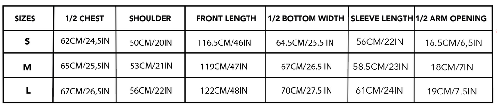 Size guide